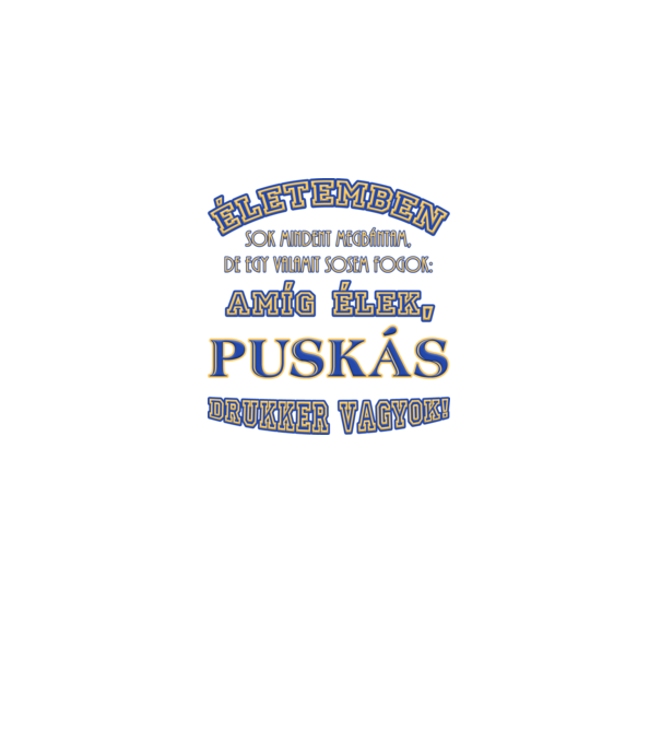  minta királykék pólón