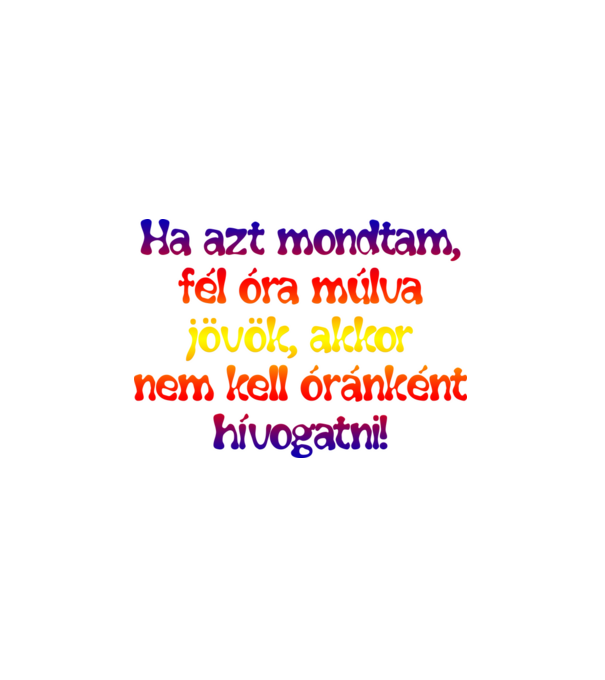  minta fehér pólón