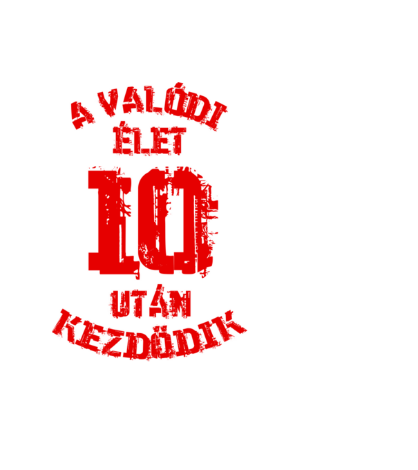  minta fekete pólón