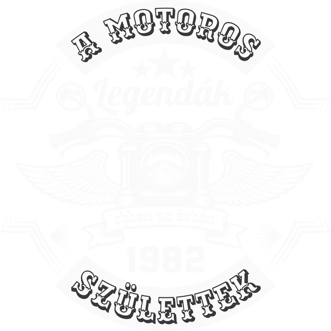 Motoros legendák fehér 1982