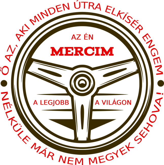 Mercis kormány színezhető