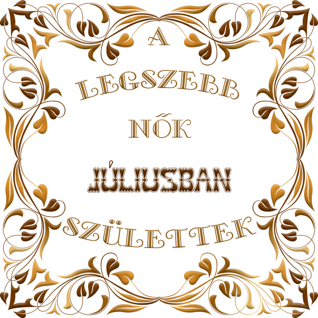 Legszebb nők július