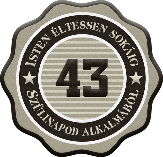 43 éves