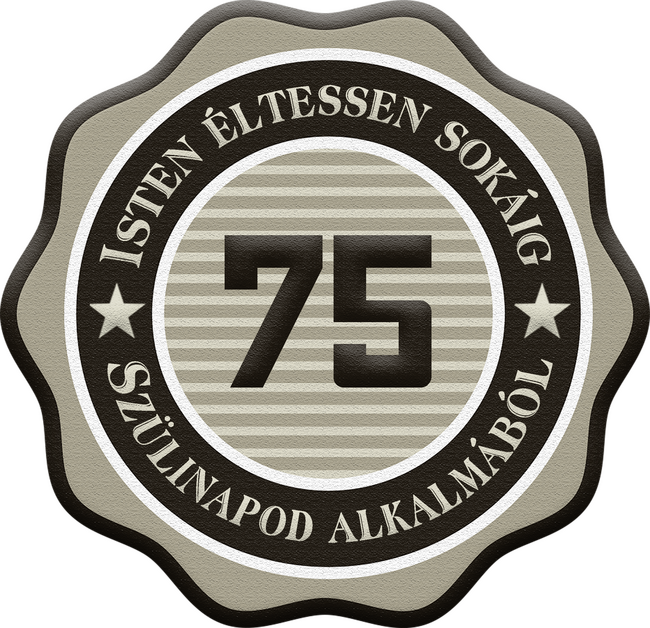 75 éves