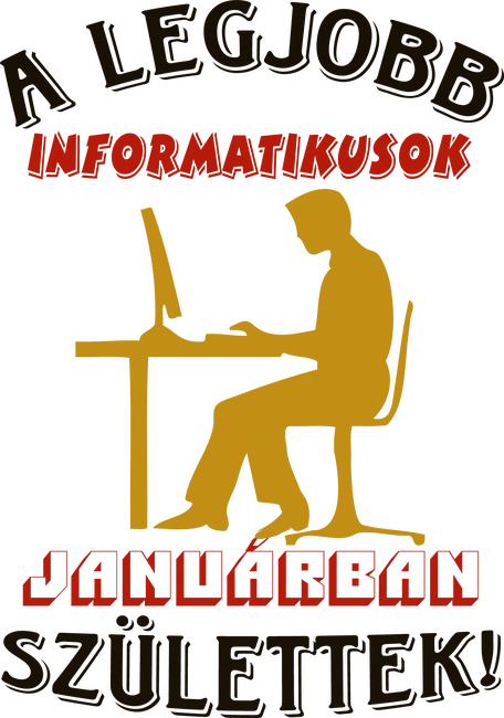 Informatikus férfi szülinapja január