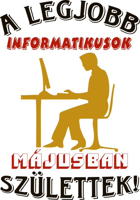 Informatikus férfi szülinapja május