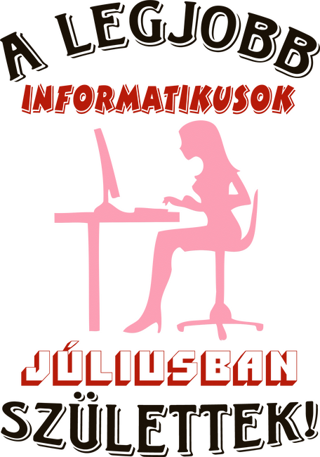 Informatikus nő szülinapja július