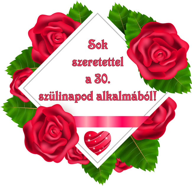 Születésnap nő 30
