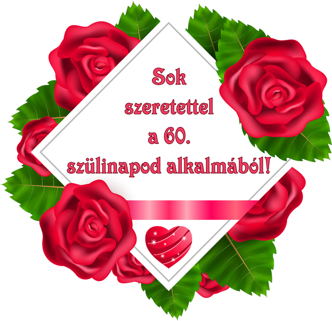 Születésnap nő 60