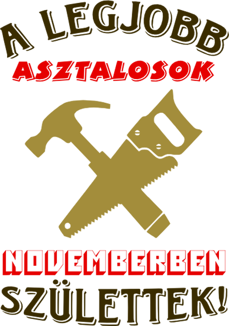 Asztalos szülinapja színezhető
