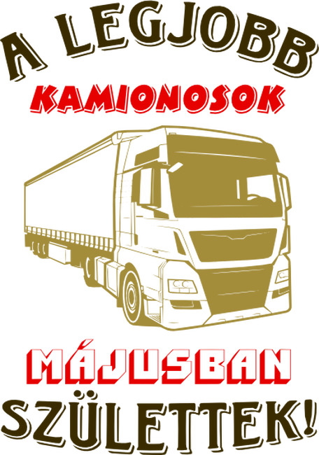 Kamionos szülinapja május színezhető
