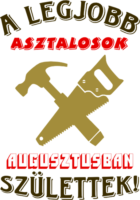 Asztalos szülinapja augusztus színezhető