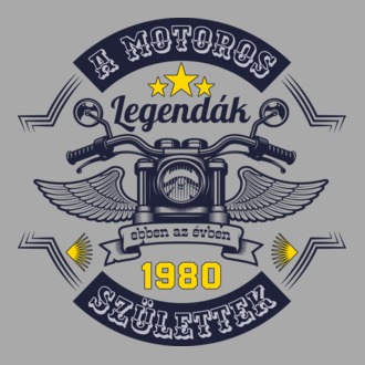 Motoros legendák színes 1980