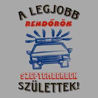 Rendőr szülinapja szeptember