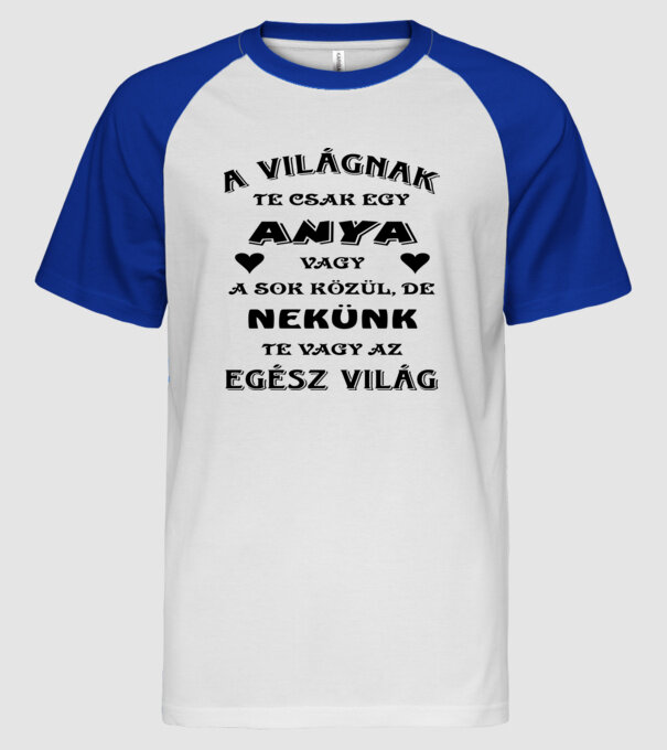  minta fehér/royal pólón