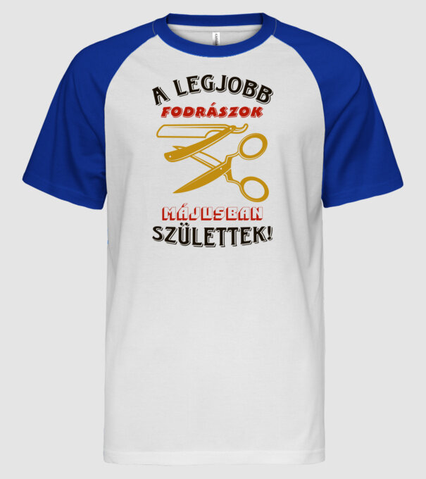  minta fehér/royal pólón