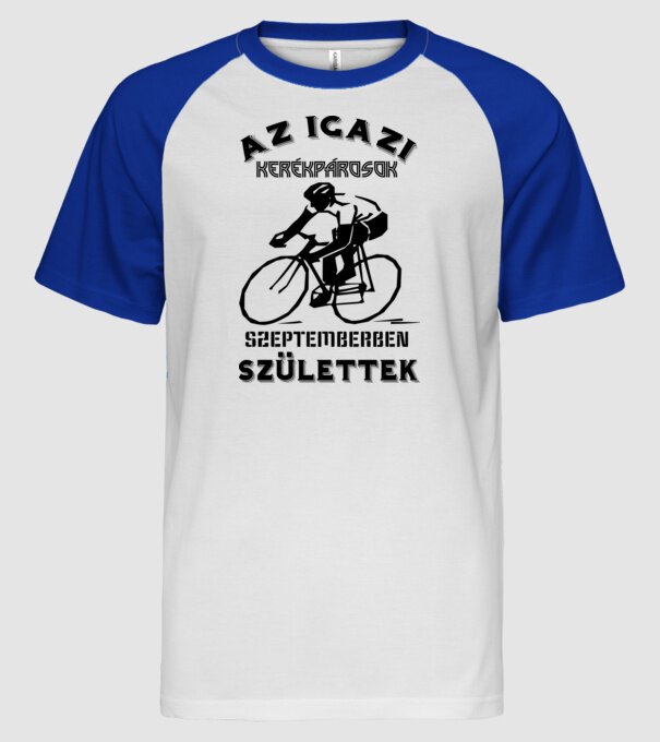  minta fehér/royal pólón