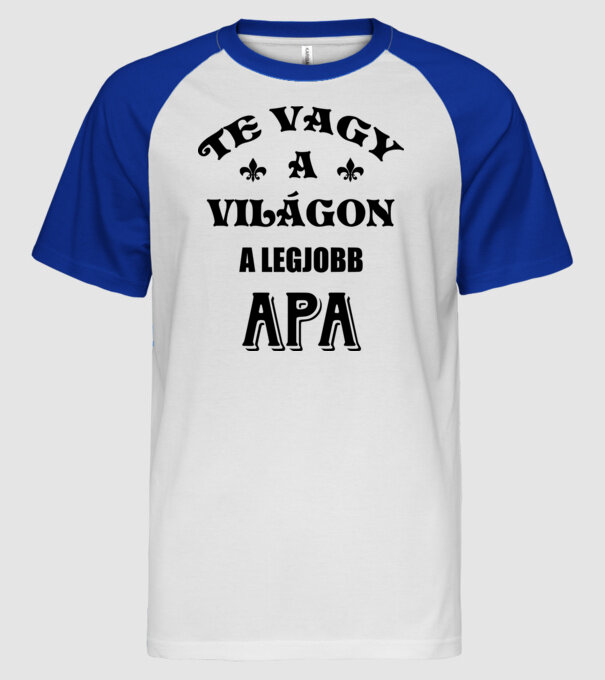  minta fehér/royal pólón