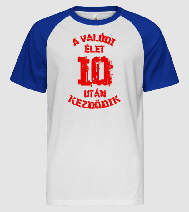  minta fehér/royal pólón