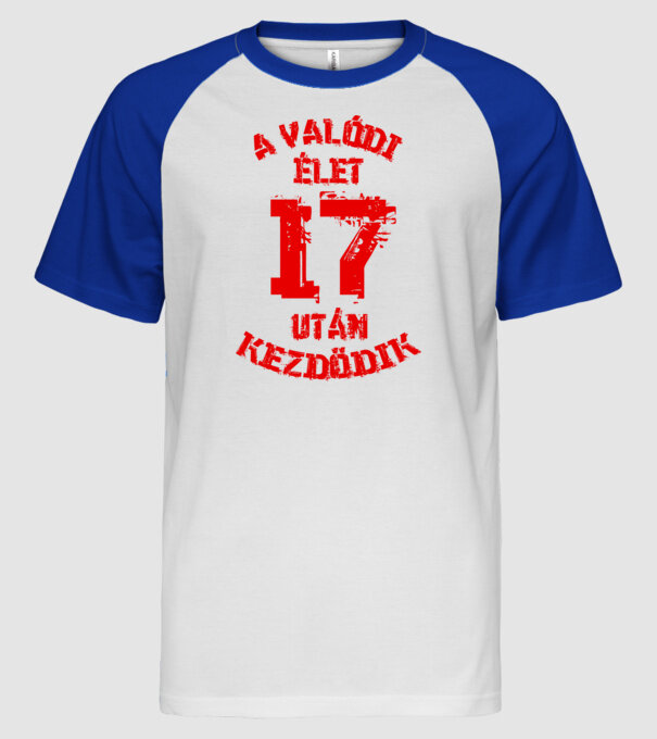  minta fehér/royal pólón
