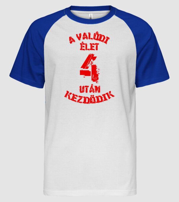  minta fehér/royal pólón