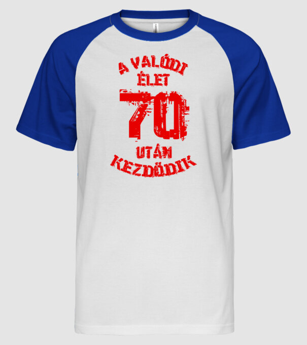  minta fehér/royal pólón