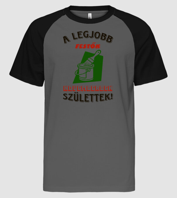  minta szürke/fekete pólón