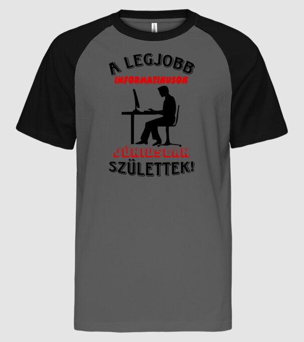  minta szürke/fekete pólón