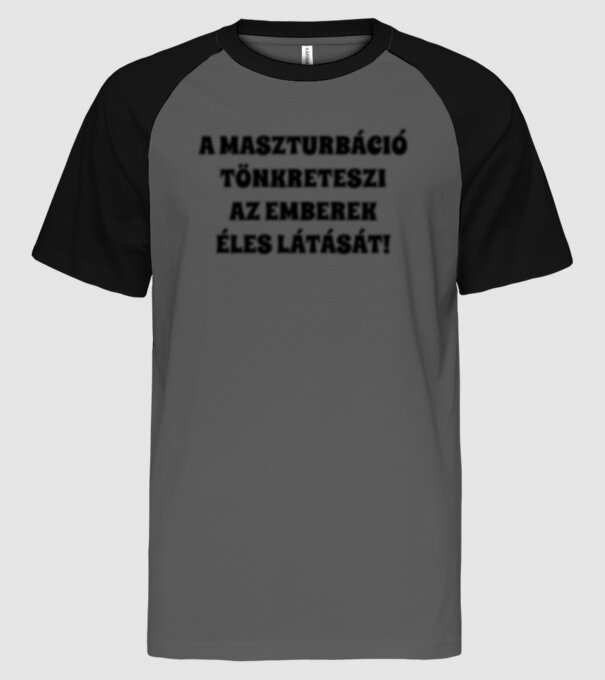  minta szürke/fekete pólón