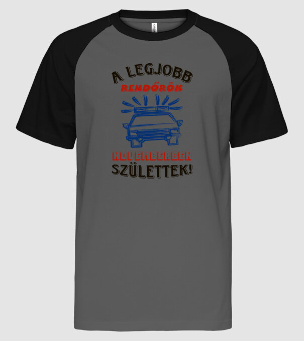  minta szürke/fekete pólón