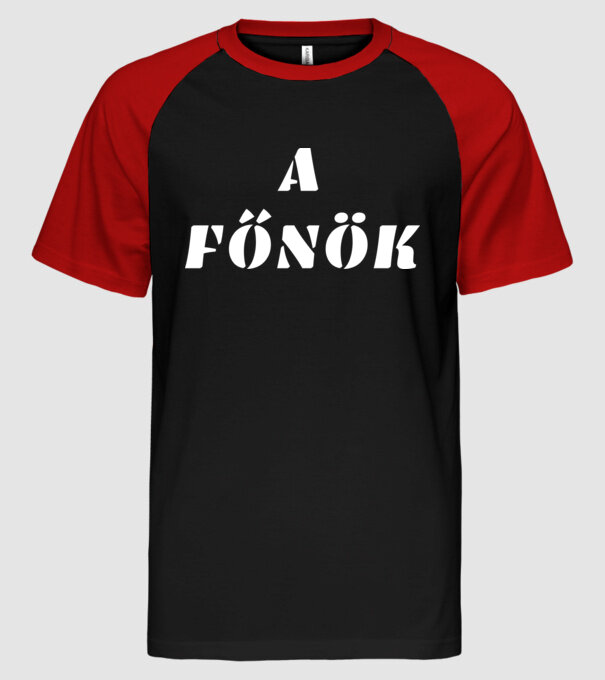  minta fekete/piros pólón
