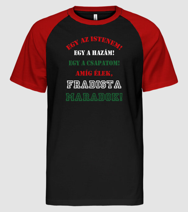  minta fekete/piros pólón