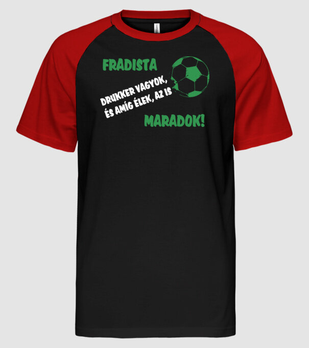  minta fekete/piros pólón