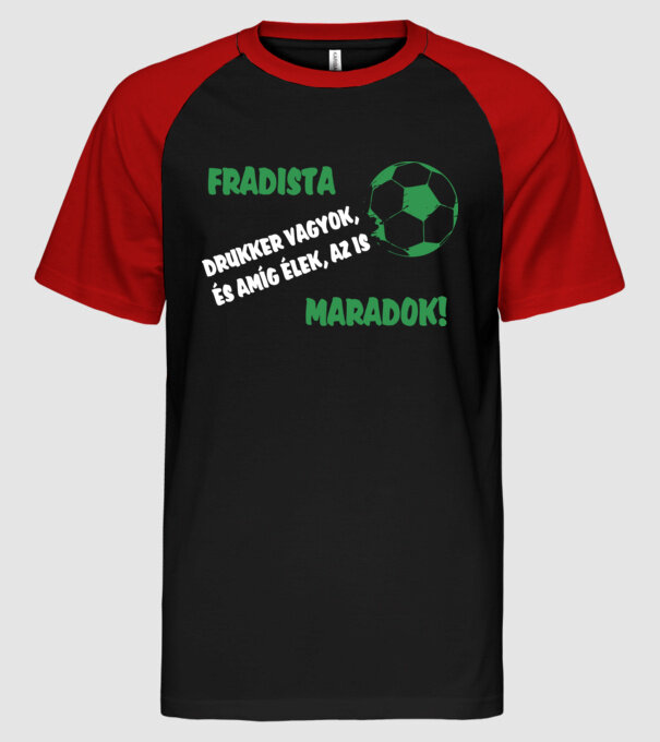  minta fekete/piros pólón
