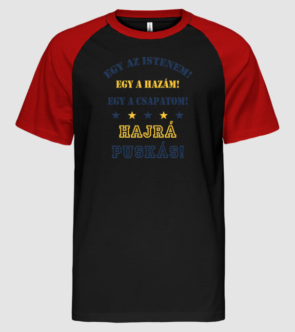  minta fekete/piros pólón