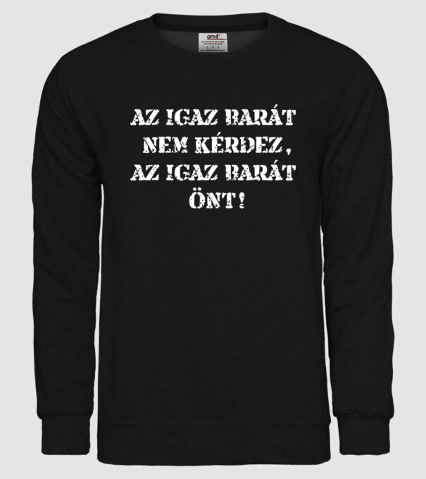  minta fekete pólón