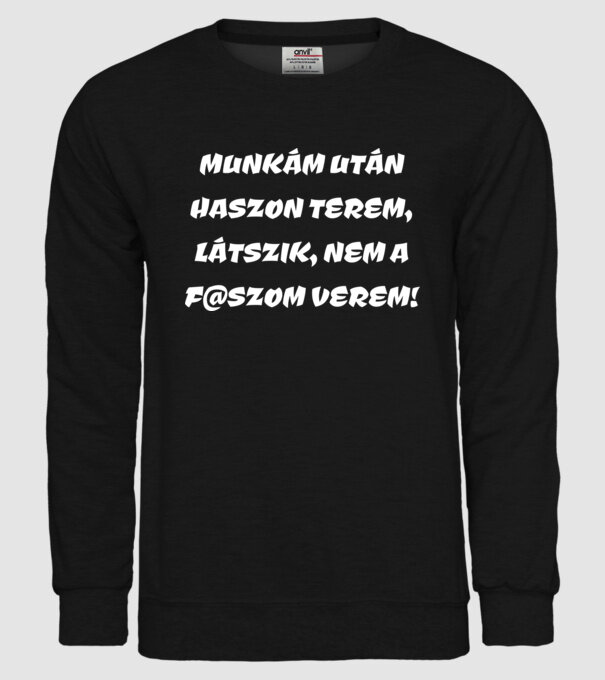  minta fekete pólón