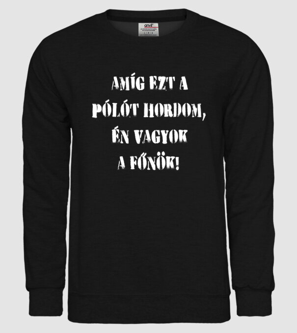  minta fekete pólón