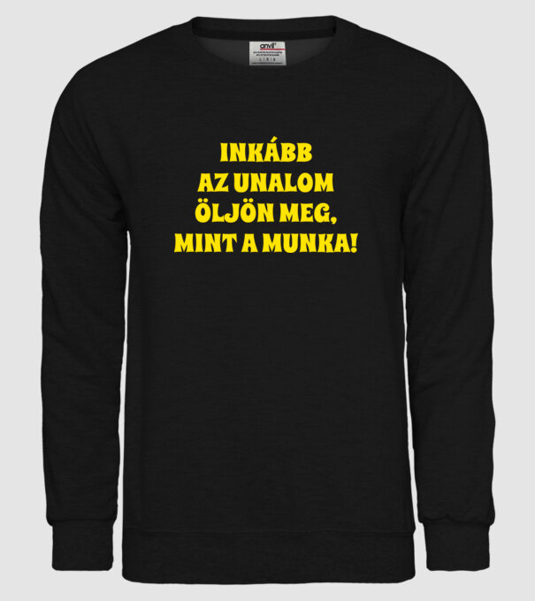  minta fekete pólón
