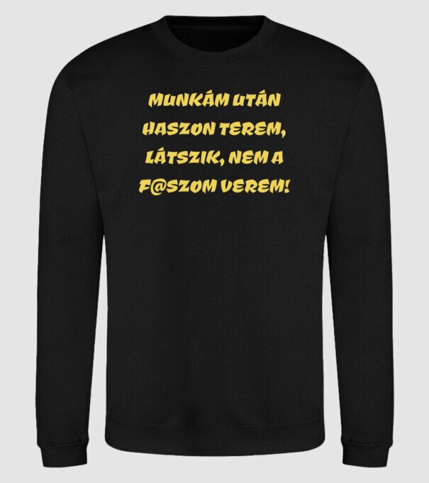  minta fekete pólón