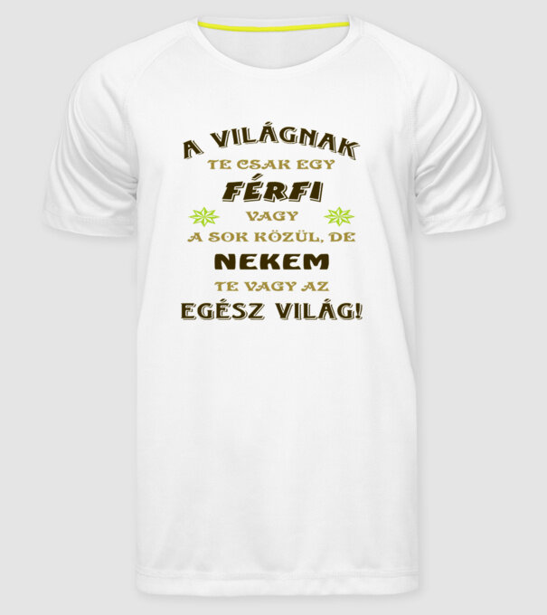  minta fehér pólón