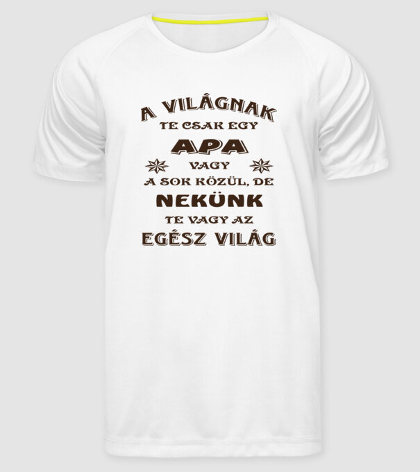  minta fehér pólón