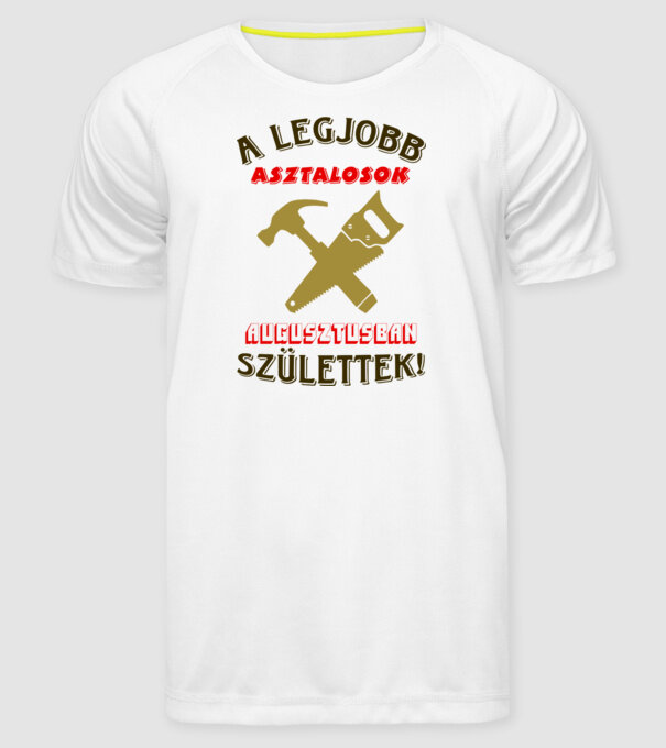  minta fehér pólón
