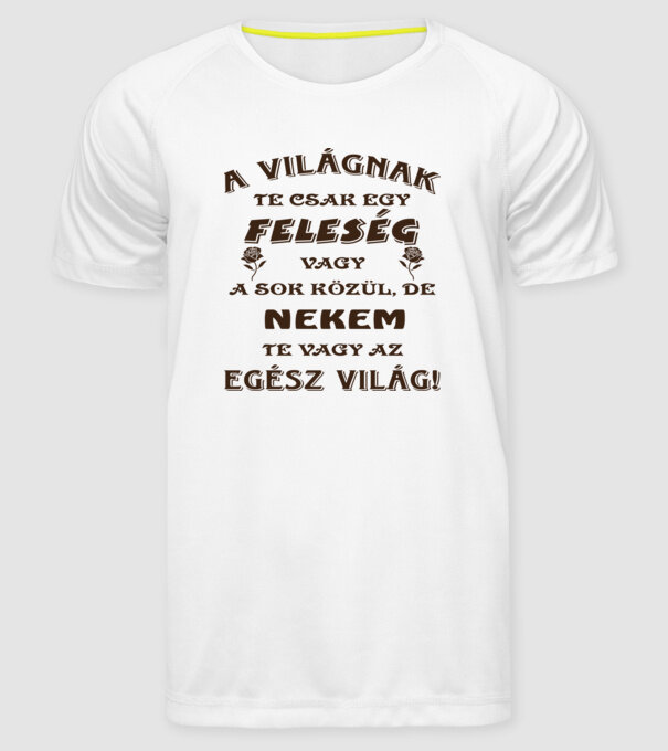  minta fehér pólón