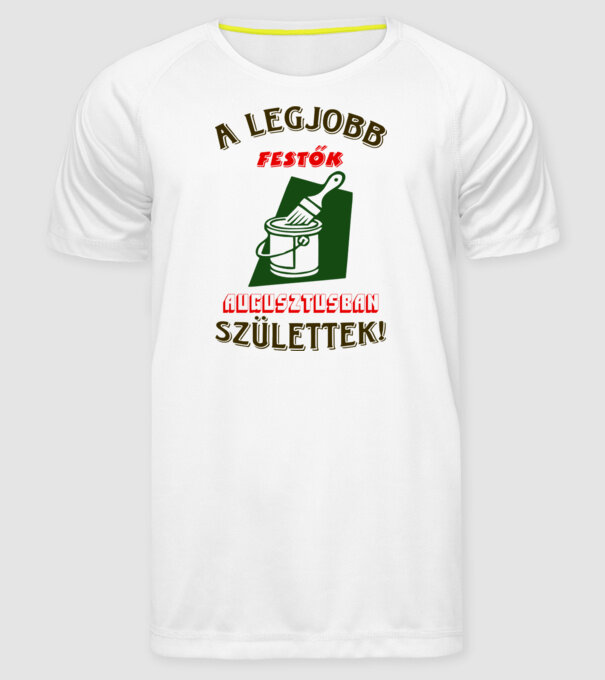  minta fehér pólón