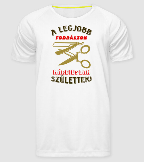  minta fehér pólón