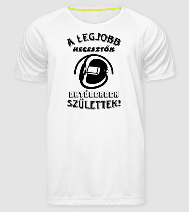  minta fehér pólón
