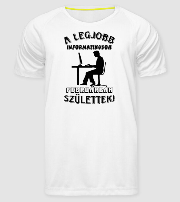  minta fehér pólón