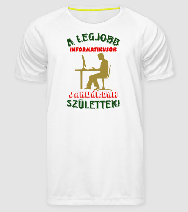  minta fehér pólón