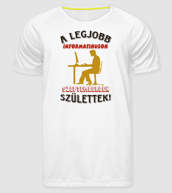  minta fehér pólón